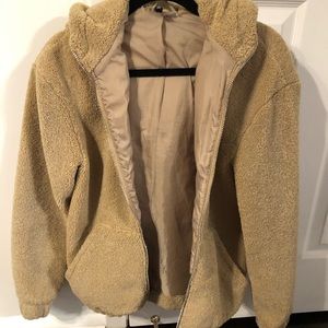 H&M Sherpa faux shearling jacket